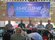 Forkopimcam Kuala Simpang Menghadiri Jumat Curhat Yang Dilaksanakan Polres Aceh Tamiang