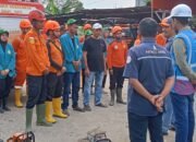 Dinas Lingkungan Hidup ATAM Melakukan Penebangan Tiga Batang Pohon Di Bahu Jalan Nasional