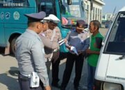 Satlantas Polres Pidie Lakukan Ramp Check Mobil Penumpang
