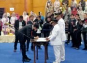 Komandan Kodim 0117/Aceh Tamiang Menghadiri Pelantikan Bupati Dan Wakil Bupati Aceh Tamiang.