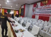 Jelang Pelantikan Bupati Dan Wakil. Bupati Aceh Tengah, Polisi Sterilisasi dan Amankan Gedung Olah Seni