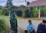 Babinsa Ramil 09/Ketol Laksanakan Komsos, Ajak Warga Jaga Keamanan dan Kekompakan