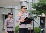 Kapolres Aceh Timur Pimpin Pelantikan Kabag SDM dan Sertijab Sejumlah Kapolsek