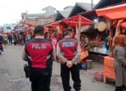 Jelang Bulan Ramadhan 1446 H, Samapta Polres Aceh Tengah Gelar Patroli Di Pasar Dan Lapak Daging Meugang