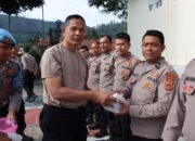 Sambut Bulan Suci Ramadhan, Kapolres Aceh Tengah Bagikan Daging Meugang Kepada Personel, Brimob dan Insan Pers