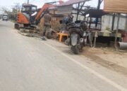 PDAM Tirta Persada Aceh Timur Kembali Rusak Jalan Lintas Lhok Nibong -Blang Seunong 