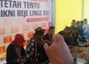 Reje linge ke 21 di nobatkan dengan prosesi secara adat gayo.