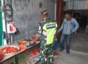 Babinsa: Dari Hasil Pantauannya, Rata-rata Harga Bahan Kebutuhan Masyarakat Masih Stabil