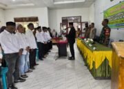 Camat Pante Bidari Lantik Tuha Peut Dua Gampong Sekaligus