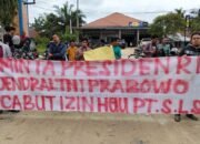 Perusahaan Tidak Ada Kontribusi, Pemuda Tjg Kuyo Adakan Aksi ke Kantor Besar PT SLS