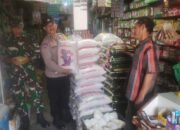 Babinsa dan Bhabinkamtibmas Laksanakan Pengecekan Harga Pangan Jelang Idul Fitri 1446 H