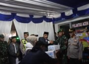 Dimalam Takbiran, Kapolres Aceh Tengah Bersama Forkopimda Ikuti Zoometing Pemantauan Sitkamtibmas Disertai Pemberian Bingkisan