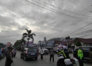 Personel Polres Aceh Tengah Laksanakan Pengamanan Dan Pengaturan Arus Lalulintas Shalat Idul Fitri 1446 H