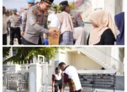 Jumat Berkah Bulan Ramadhan, Polres Pidie Bagikan Sembako dan Bersihkan Mesjid