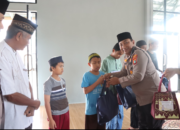 Polres Bangka Gelar Anjangsana ke Pesantren dan Panti Asuhan Tunanetra Nurul A’Maa, Pererat Silaturahmi di Bulan Ramadan