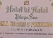 Halal Bihalal SMA Negeri 3 Ponorogo: Momen Saling Memaafkan dan Pererat Silaturahmi