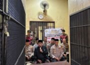 Tumbuhkan Iman di Balik Jeruji, Sat Tahti Polres Pidie Jaya Gelar Tausyiah Rohani untuk Tahanan