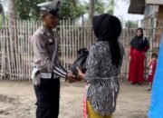 Sat Lantas Polres Pidie Jaya Kembali Gelar Kegiatan Jumat Berkah, Bangun Budaya Tertib Berlalu Lintas
