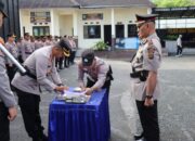 Kapolres Aceh Tengah Pimpin Sertijab Dua Kasat Dan Enam Kapolsek