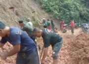 Warga Tidak Mampu Lagi Tangani,Longsor Jalan Kute Reje-Delung Sekinel,Berharap Alat Berat Di Turunkan.