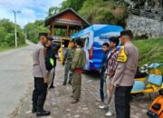 Berikan Rasa Aman Saat Libur Ahir Pekan, Polsek Kota Takengon Sambang Tempat Wisata