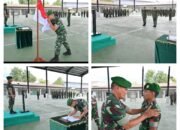 Kodim 0102/Pidie Gelar Upacara Tradisi Penerimaan Personel Baru