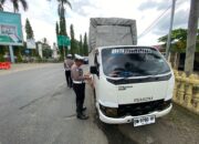 Satlantas Polres Aceh Tamiang Gencarkan Operasi Rutin di Dua Titik Strategis