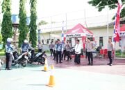 Kapolres Pidie Sosialisasikan Tertib Berlalu Lintas dan Safety Riding di Sekolah Sukma Bangsa