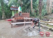 TMMD ke-124 Kodim 0103/Aceh Utara Bangun Sarana Air Bersih di Desa Pase Sentosa