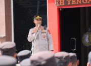 Kapolres Aceh Tengah Pimpin Apel Kesiapan Pengamanan Unras Himpunan Masyarakat Nelayan Serumpun