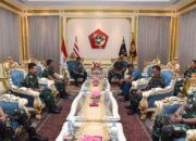 Dankormar Terima Laporan Kenaikan Pangkat Perwira Tinggi Korps Marinir