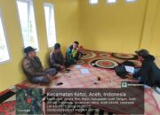 Babinsa Koramil 09/Ketol Laksanakan Komsos Bersama Aparatur Desa Jerata, Bahas Pembentukan Panitia Qurban
