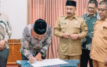 Bupati Pidie Terima Kunker Rektor Universitas Al-Muslim Bireuen