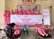 Sambut Hari Bhayangkara ke-79, Polres Aceh Tengah, Bhayangkari dan TNI Gelar Donor Darah