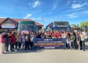 Kapolres Pidie Lepas 62 Atlet Pencak Silat Merpati Putih ke Ajang Piala Kapolda Aceh Cup 2025