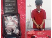 Satresnarkoba Polres Bangka Bekuk Pengedar Sabu di Belinyu, 18 Paket Siap Edar Disita