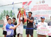Kapolres Pidie Tutup Turnamen Tenis Lapangan Dalam Rangka HUT Bhayangkara ke-79