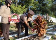 Jelang Hari Bhayangkara ke-79, Polres Aceh Tengah Gelar Ziarah dan Tabur Bunga di TMP