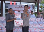 Polres Langsa Salurkan 200 Paket Sembako Sambut Hari Bhayangkara ke-79