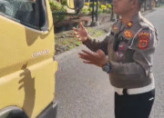 Empat Truk Bermuatan Pasir Terjaring Razia di Depan Mapolres Bener Meriah