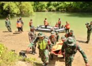 Kodim 0102/Pidie Gelar Latihan Aplikasi Sistem Blok Perkuat Kesiapsiagaan Prajurit Pada Penanggulangan Bencana Alam