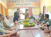 Sinergitas Muspika dan Kepala Desa Meriahkan HUT Bhayangkara ke-79 di Polsek Madat
