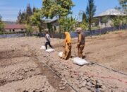 Dukung Swasembada Pangan, Polsek Kota Takengon Matangkan Lahan Jagung