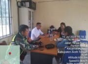 Babinsa Koramil 09/Ketol Gelar Komsos Bahas Pembangunan Desa di Pantan Reduk