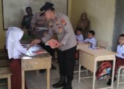 Polisi Peduli Pendidikan: Polsek Pantee Bidari Bantu Siswa Kelas 1 di Pedalaman Aceh Timur