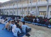 Kapolsek Dewantara Sosialisasi di SMKN 1: Waspadai Narkoba, Bullying, dan Judi Online