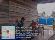 Babinsa Koramil 09/Ketol Gelar Komsos Bersama Kepala Desa Bahas Keamanan Kampung