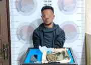 Satresnarkoba Polres Bener Meriah Ringkus Pria Pengedar Ganja di Rumah Kebun