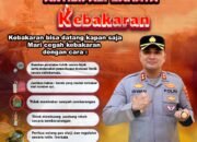 Kapolres Aceh Timur Imbau Warga Tingkatkan Kewaspadaan terhadap Bahaya Kebakaran