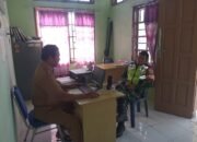 Babinsa Koramil 07/Atu Lintang Lakukan Komsos Bersama Aparatur Desa Pantan Damar